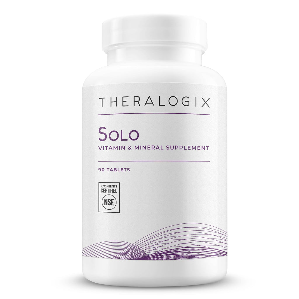 Theralogix Solo Multivitamin Without Iron – Daily Wellness, NSF Certified