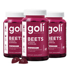 Goli Beets Cardio Gummies with CoQ10 and Vitamin B12 - Beetroot Extract - Cardiovascular Wellness - Vegan, Non-GMO, Gluten-Free