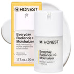 Buy now Honest Beauty Everyday Radiance Vitamin C Lightweight Moisturizer | Brightens + Improves Skin Tone | Gentle for Sensitive Skin, Fragrance Free, Vegan | 1.7 fl oz Radiance Moisturizer at indiglob india