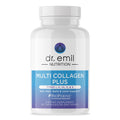Dr. Emil Multi Hydrolized Collagen, Types I, II, III, V & X, 90 Capsules | All-in-One Hydrolyzed Collagen Blend Supporting Hair, Skin, Nails, and Joints, Non-GMO and Gluten-Free Formula