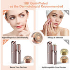 Buy now Replacement Heads for Flawless Facial Hair Remover, Replacement Blades for Finishing Touch Flawless Hair Removal Gen 2, 6 Count 18k Gold Heads with Storage Bag at indiglob india