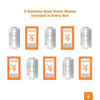 Buy now Van Der Hagen Safety Blades 5 Count (Pack of 1) at indiglob india