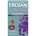 Buy now TROJAN Ultra Thin Condoms Spermicidal, 12 Count 12 Count (Pack of 1) at indiglob india
