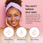 Buy now grace & stella Retinol Under Eye Patches for Puffy Eyes & Dark Circles - Restoring Gel Under Eye Masks with Hyaluronic Acid - Bridesmaid Gifts, Birthday Gifts for Women (Purple, 24 Pairs) at indiglob india