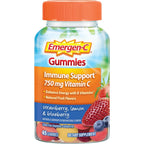 Emergen-C Vitamin C 750mg Immune Support Gummies, Mixed Fruit, 45 Gummies | B Vitamins for Energy, Gluten Free, Vegetarian, No Artificial Sweeteners, Chewable Gummies