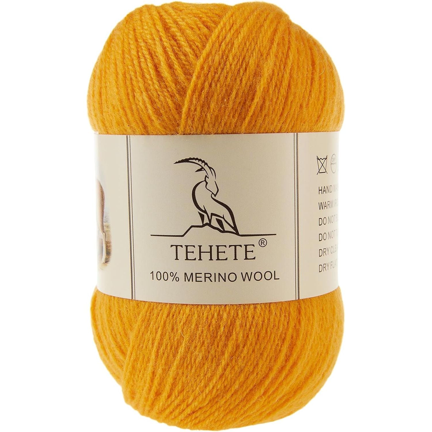 Buy now TEHETE 100% Merino Wool Yarn for Knitting 3-Ply Luxury Warm Soft Lightweight Crochet Yarn (Black) 3Balls Ginger at indiglob india