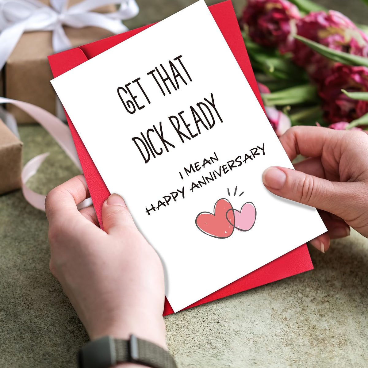 Hilarious Anniversary Card for Husband, Happy Anniversary Card Gift