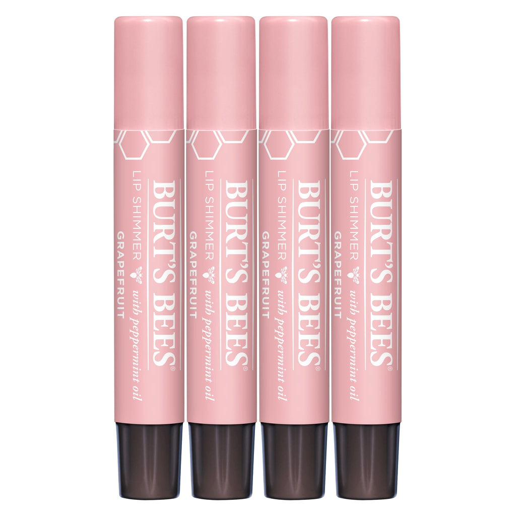Buy now Burt's Bees Shimmer Lip Tint Set, Tinted Lip Balm Stick, Moisturizing for All Day Hydration with Natural Origin Glowy Pigmented Finish & Buildable Color, Caramel (4-Pack) at indiglob india