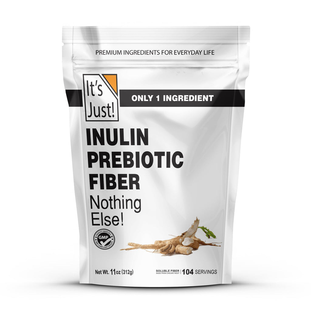It's Just! - Inulin Prebiotic Fiber Sweetener, Product of Belgium, Chicory Root Powder (4 Pound (Pack of 1))