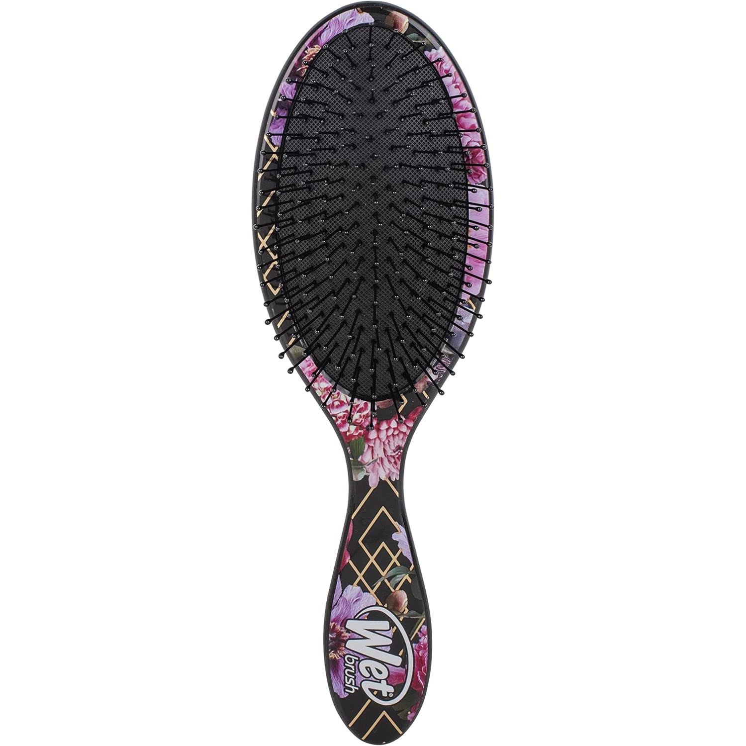 Buy now Wet Brush Original Detangler Hair Brush - I Do - All Hair Types - Ultra-Soft IntelliFlex Bristles Glide Through Tangles with Ease - Pain-Free Comb for Men, Women, Boys & Girls 1 Count (Pack of 1) Revelation Dark Floral at indiglob india