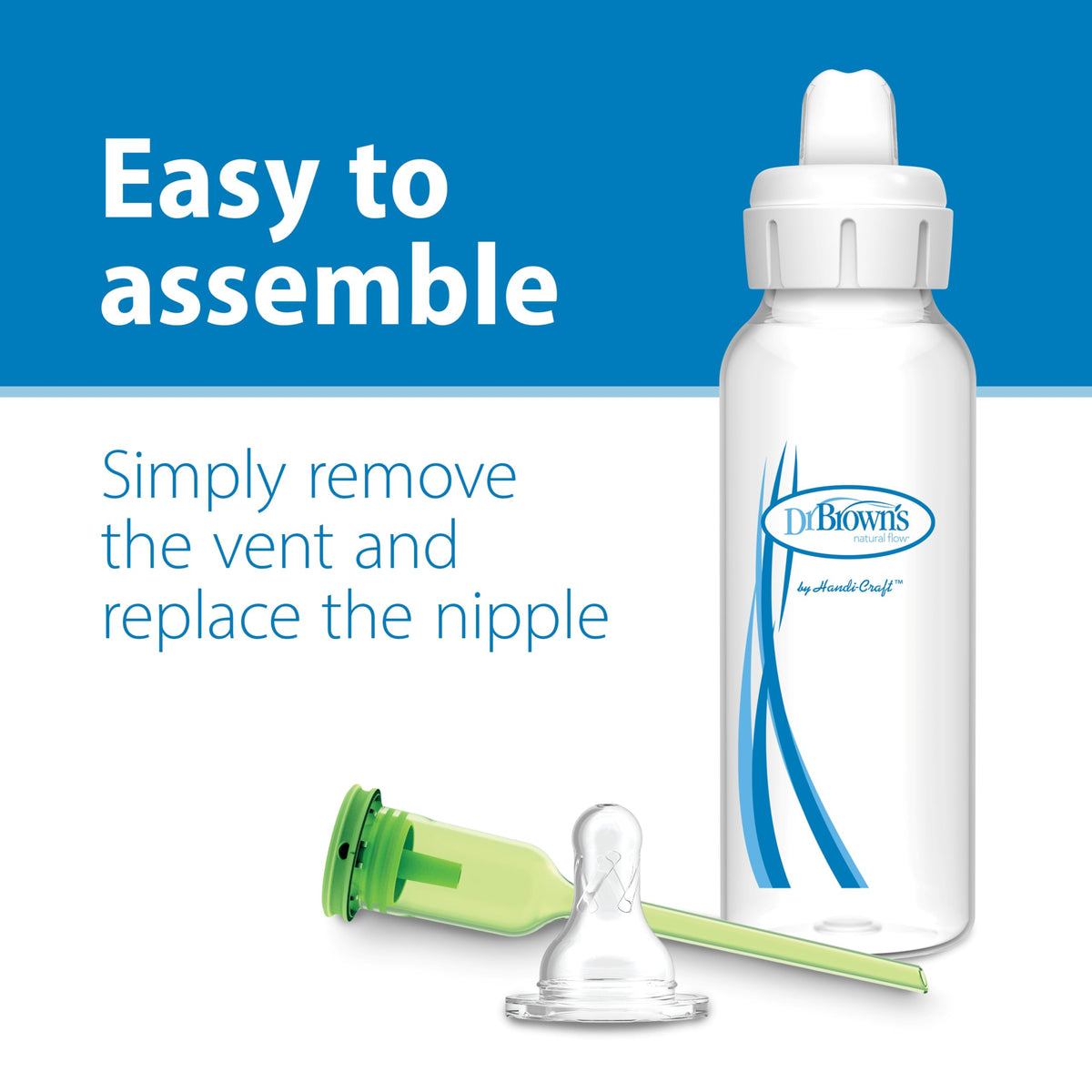 Dr. Brown's Milestones Options+ Narrow Sippy Spouts, 6m+, 2-Count