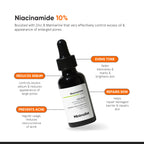Buy now Minimalist Niacinamide 10% Face Serum for Acne Control & Oil Balancing with Zinc | Pore Minimizer for Face | Clears Acne Marks & Blemishes for Even Skin Tone | For Women & Men | 1 Fl Oz / 30 ml at indiglob india