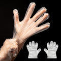 400 Count Disposable Plastic Gloves, Food Safe, Latex-Free & Powder-Free – Waterproof Clear Poly Gloves for Cooking, Cleaning, Food Prep, Pet Care & Household Use, One Size Fits Most House Clean.