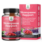 Natures Craft Complete Herbal Menopause Supplement for Women - Female Hormone Balance Capsules for Night Sweats Hot Flashes & Mood Swings with Dong Quai, Chaste Berry & Black Cohosh Root - 60 Count