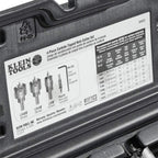 Buy now Klein Tools 31872 Heavy Duty Hole Saw Kit, Includes Carbide Hole Cutters and Pilot Bit in Rust-Proof Molded Plastic Case, 4-Piece at indiglob india