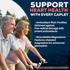 Ayush Herbs Carditone, Holistic Heart Support with Rauwolfia, 60 Servings | Natural Heart Health Supplement for Women & Men, Arjuna, Calcium, and Magnesium