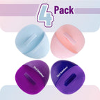 Buy now Slick- Silicone Facial Cleansing Brush, 4 Pack, Silicone Face Scrubber Exfoliator at indiglob india