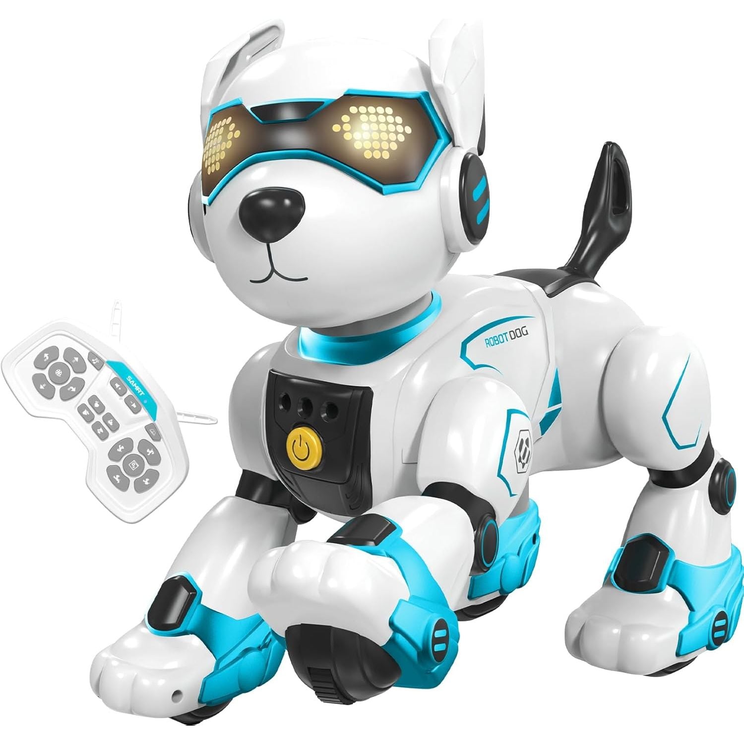 Buy now Robot Dog Toys for Kids, Remote Control Stunt Programmable Robot Puppy Toy Dog Interactive with Commands Sing, Dance, Bark, Walk Electronic Pet Dog for Boys Girls Gifts Blue at indiglob india