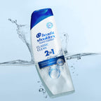 Head & Shoulders Classic Clean 2-in-1 Anti-Dandruff Shampoo and Conditioner, Travel Size, 72-Hour Protection, 8.45 fl oz