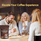 Mushroom Coffee, 6 Adaptogenic Mushrooms (Lion's Mane, Cordyceps, Turkey Tail & Other) Mixed with Premium Instant Coffee for Focus, Energy, Immune and Gut Health Support, 30 Servings