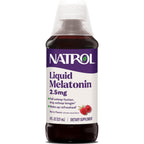 Natrol Liquid Melatonin for Adults, 2.5 mg, Berry-Flavored, 8 Fl Oz | Supplement to Fall Asleep Faster and Stay Asleep Longer, Wake Up Refreshed, 23 Servings