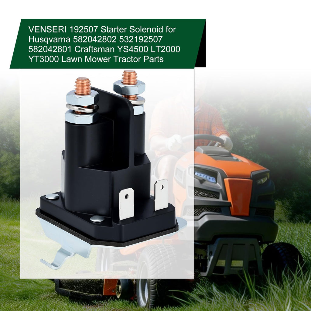 Lawn Mower Starter Solenoid 12V for 192507 582042801 582042802