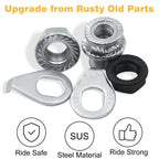 Bike Axle Nuts & Safety Washers for Wheel Hubs, M8/M9.5/M10