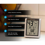Buy now AcuRite Wireless Digital Indoor Thermometer and Hygrometer Monitor for Inside Temperature and Humidity Measurements (00613) at indiglob india