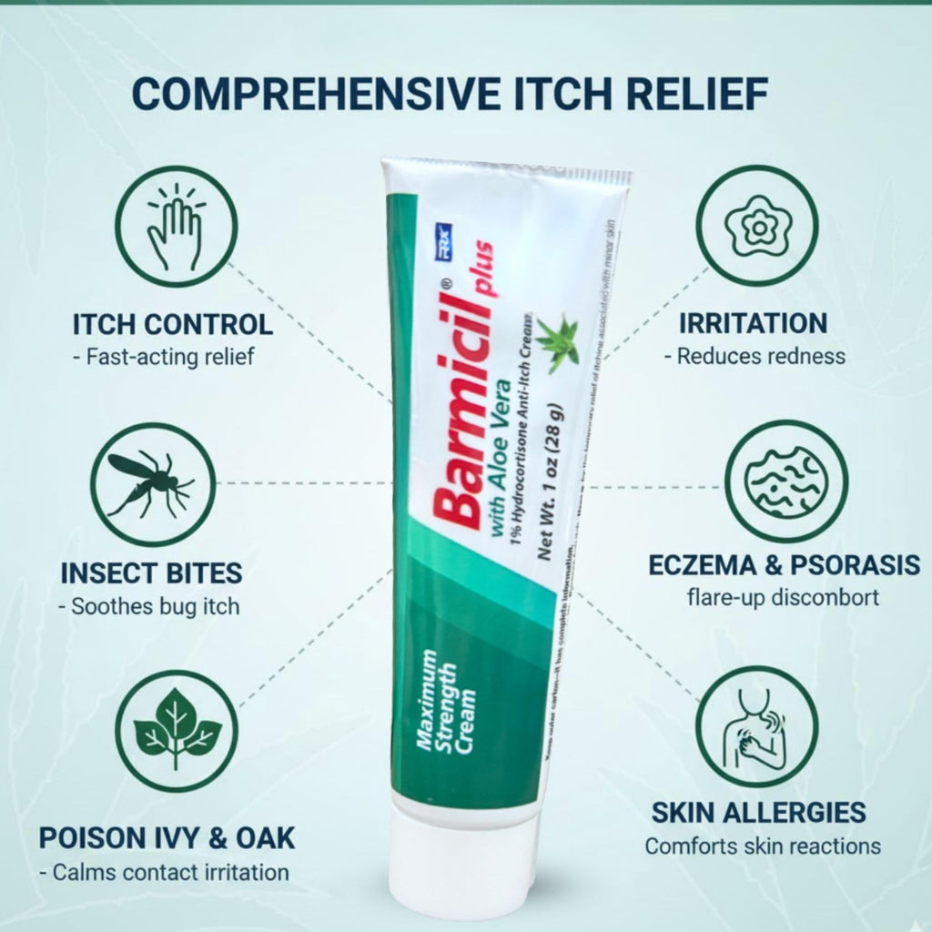 Plus Maximum Strength 1% Hydrocortisone Cream, 1 oz. Tube