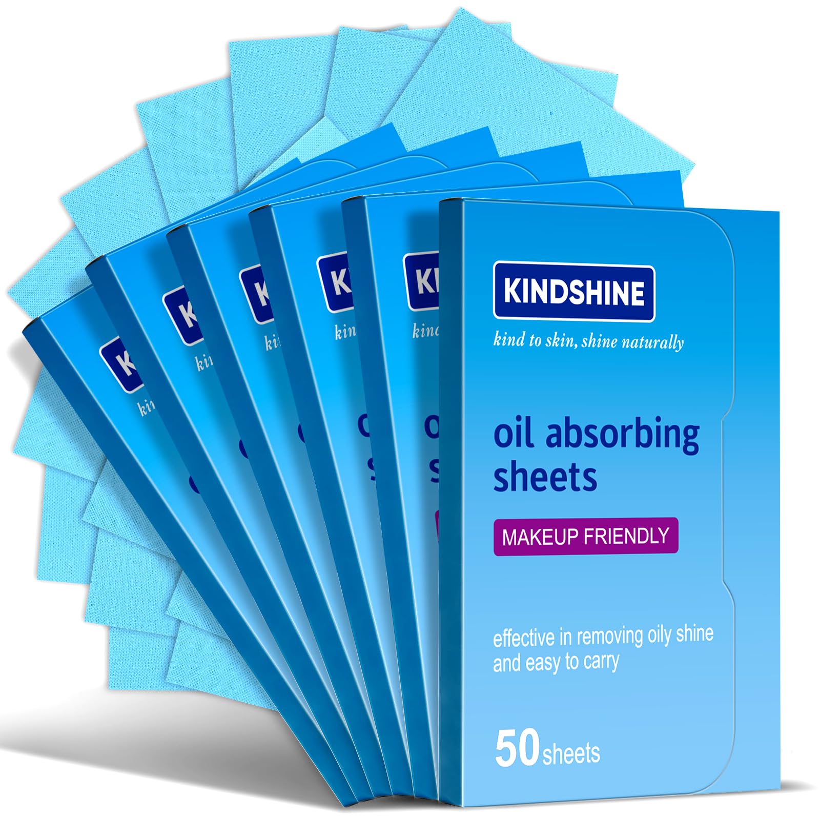 KINESHINE 150Pcs High-Performance Oil Absorbing Sheets for Face | Makeup Friendly, Oil Blotting Sheets for Face, Blotting Papers for Oily Skin, Travel-Friendly, Suitable for men & women
