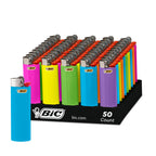 BIC Classic Lighters, Pocket Lighter Style, 50 Count Tray, Assorted Colors