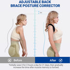 Posture Corrector for Women & Men, Adjustable Upper Back Brace Straightener