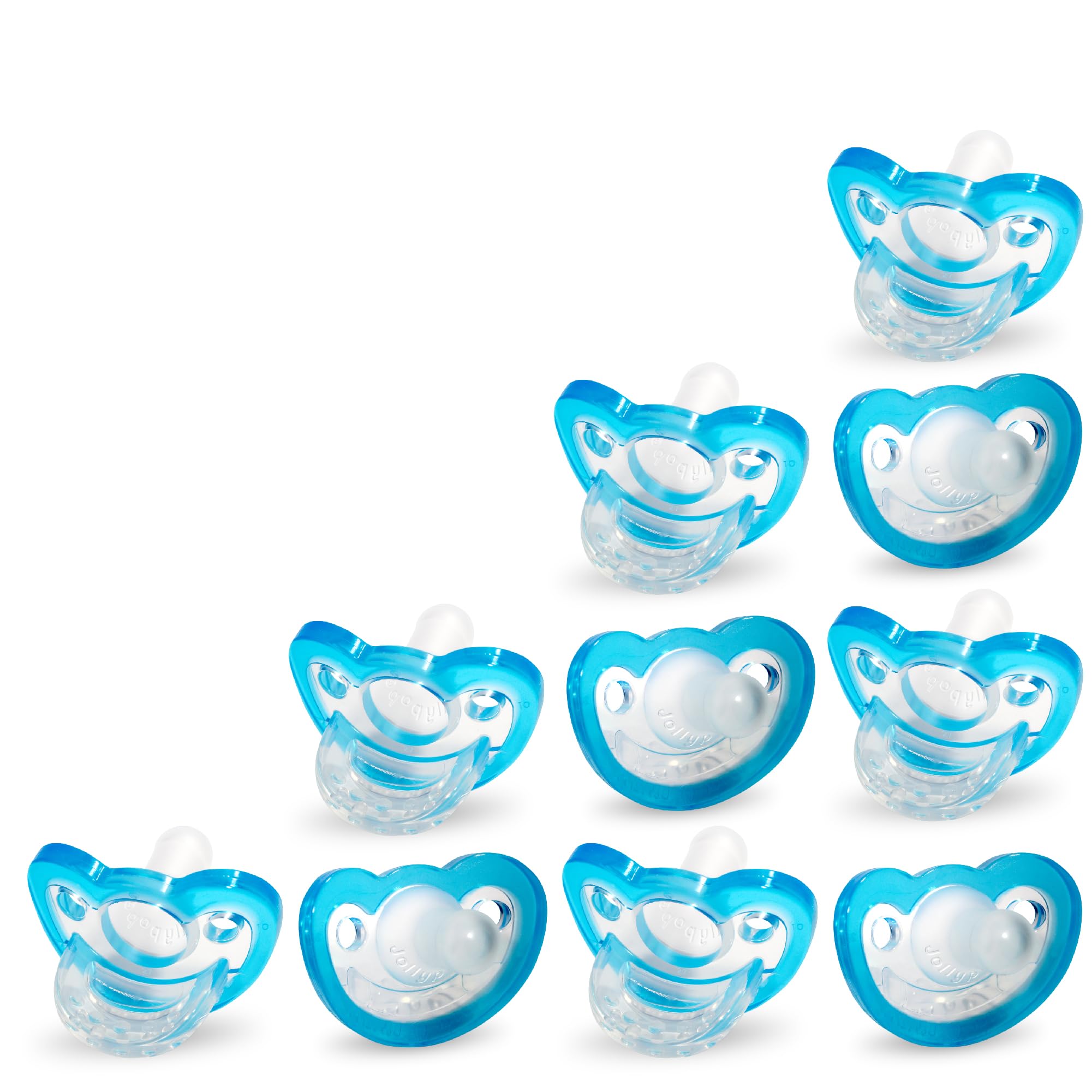 Buy now RaZbaby Jollypop Pacifier for Babies 3 Months and Up, USA Made, Natural Shaped Orthodontic Binky, Lovingly Shared in NICUs & Hospitals Worldwide, Medical-Grade 100% BPA-Free - 2 Pack - Pink Blue at indiglob india