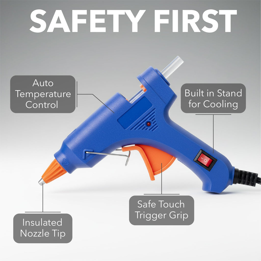 Mr. Pen Hot Glue Gun Kit - Glue Gun with 10 Glue Sticks, Mini Craft Glue Gun Set