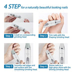 Buy now Electric Nail Buffer Drill and Polisher - Rechargeable Manicure Pedicure Tool for Naturally Beautiful Nails at indiglob india