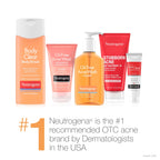 Neutrogena Body Clear Acne Body Wash & Exfoliating Scrub, 8.5 fl oz | 2% Salicylic Acid Cleanser, Chest Shoulder & Back Acne Treatment, Non-Comedogenic, Oil-Free Shower Gel
