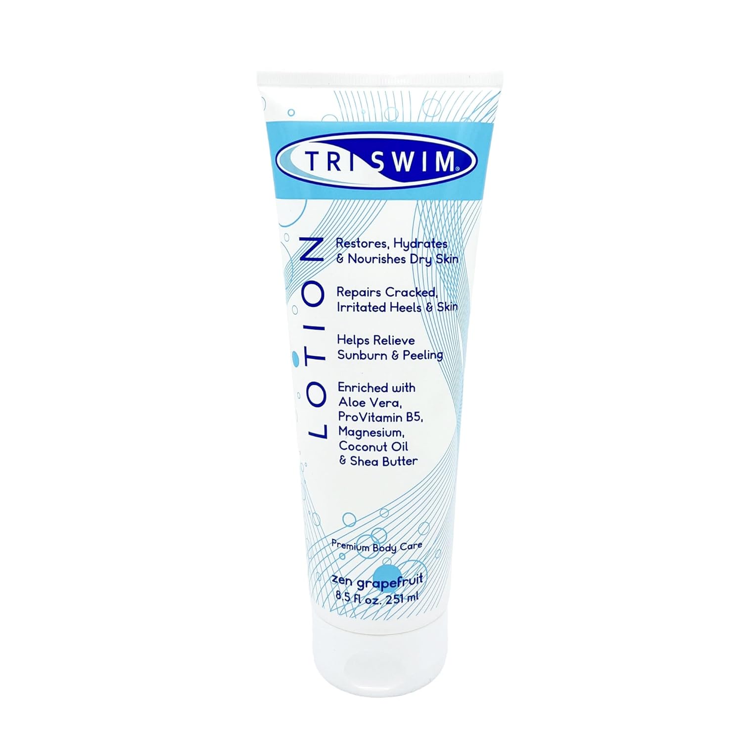 Buy now TRISWIM Swim Lotion 8.5oz | Neutralizes Chlorine, Bromine & Saltwater Odors | Hydrates & Soothes Dry Skin | Enriched with Aloe, Shea Butter & Coconut Oil | Zen Grapefruit Scent 8.5 Fl Oz (Pack of 1) at indiglob india