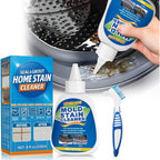 Mold Stain Cleaner Gel, 8 FL oz Heavy-Duty Household Cleaner for Washing Machine Gasket, Shower Caulk, Bathroom Grout & Front Loader Seal