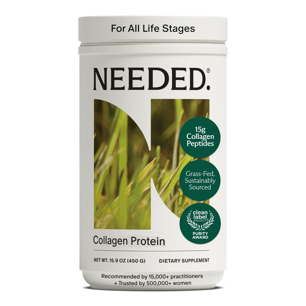 Needed. Hydrolyzed Collagen Protein Powder | Expert-Backed & Clean Sourced | Supports Skin, Hair, Joints | Grass-fed, Pasture-Raised, Hormone-Free | 1lb