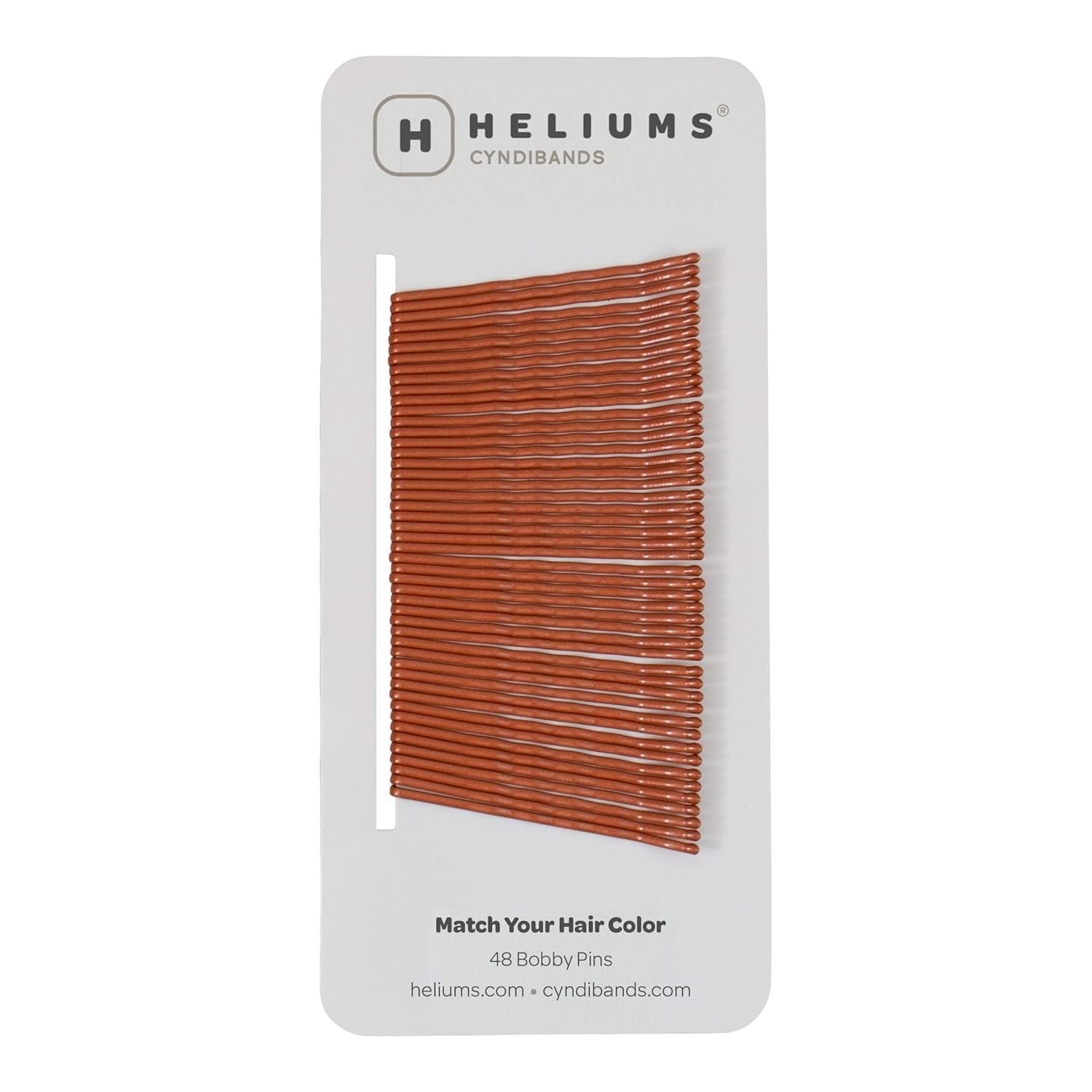 Buy now Heliums Bobby Pins - Auburn Red - 2 Inch Wavy Hair Pins, Color Matched for Redheads, 48 Count Copper at indiglob india