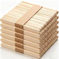 300 Pcs Craft Sticks Ice Cream Sticks, Borogo 4.5inchs Sticks Natural Wood Popsicle Craft Sticks Treat Sticks Ice Pop Sticks for DIY Crafts
