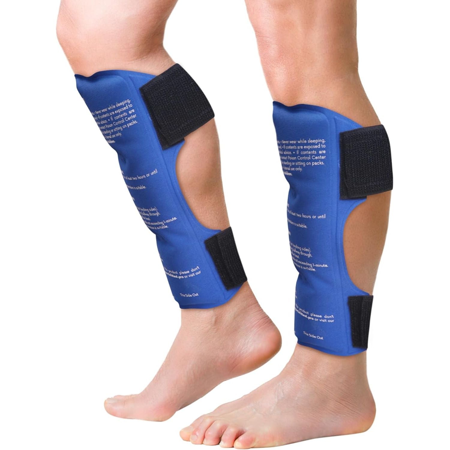 Buy now Shin Splint Ice Packs, HSA and FSA Eligible Reusable Hot and Cold Therapy Wrap | Leg or Calf Pain Relief | Advanced Soft Gel Technology | Freezable and Microwavable | Running Injuries & Recovery Shin XL at indiglob india