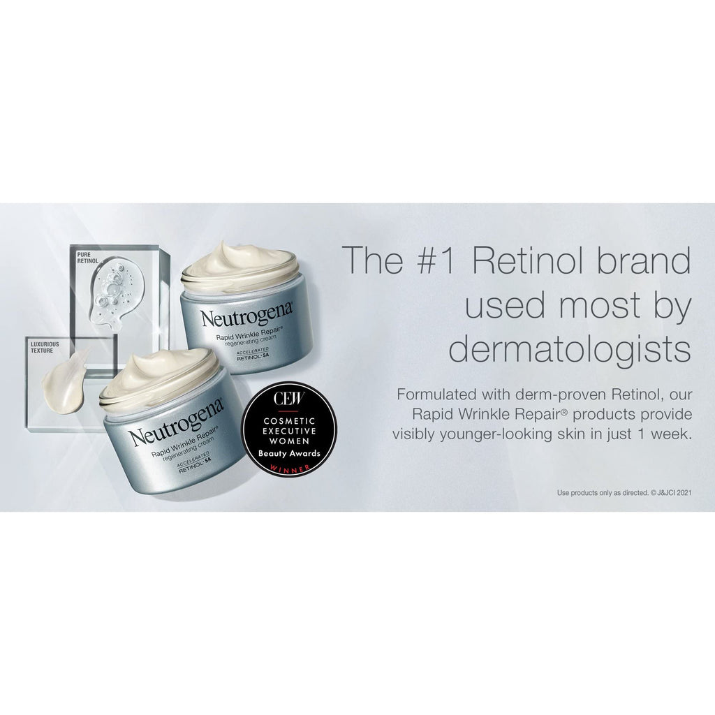 Buy now Neutrogena Rapid Wrinkle Repair Retinol Face Moisturizer, Daily Anti-Aging Cream with & Hyaluronic Acid to Fight Fine Lines, Wrinkles, Dark Spots, 1.7 oz (pack of 2) 3.4 Ounce at indiglob india