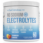 Low Sodium Electrolytes - 60 Servings - Strawberry Lemonade - Sugar Free Electrolytes Powder - Electrolytes Without Sodium - Low Sodium Electrolyte Powder