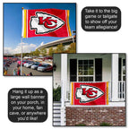 Kansas City Chiefs KC Large 3x5 Flag