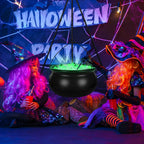Halloween Decorations Outdoor,Large Witches Cauldron on Tripod with Light