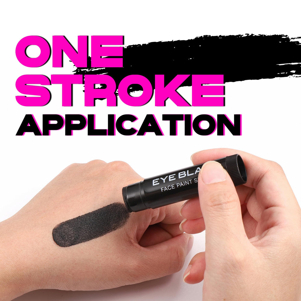 CCbeauty Purple Eye Black Stick For Baseball Football Softball Lacrosse Accessories, Anti-Glare Eyeblack, Waterproof, Last All Game, Smooth Application, High Pigmented Color