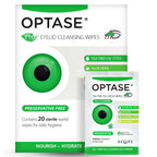 OPTASE TTO Eyelid Cleansing Wipes, 30 Count – Individually Wrapped Tea Tree Oil Eyelid Wipes – Preservative-Free Formula for Daily Use – Eye Doctor Recommended Tea Tree Eye Lid Cleanser