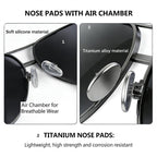 Push-in Eyeglass Nose Pads - PFDHQS 18 Pairs Glasses Nose Pads Replacement Kit - 6 Options Available for Replacing and Having Spare Nose Pads for Sunglasses