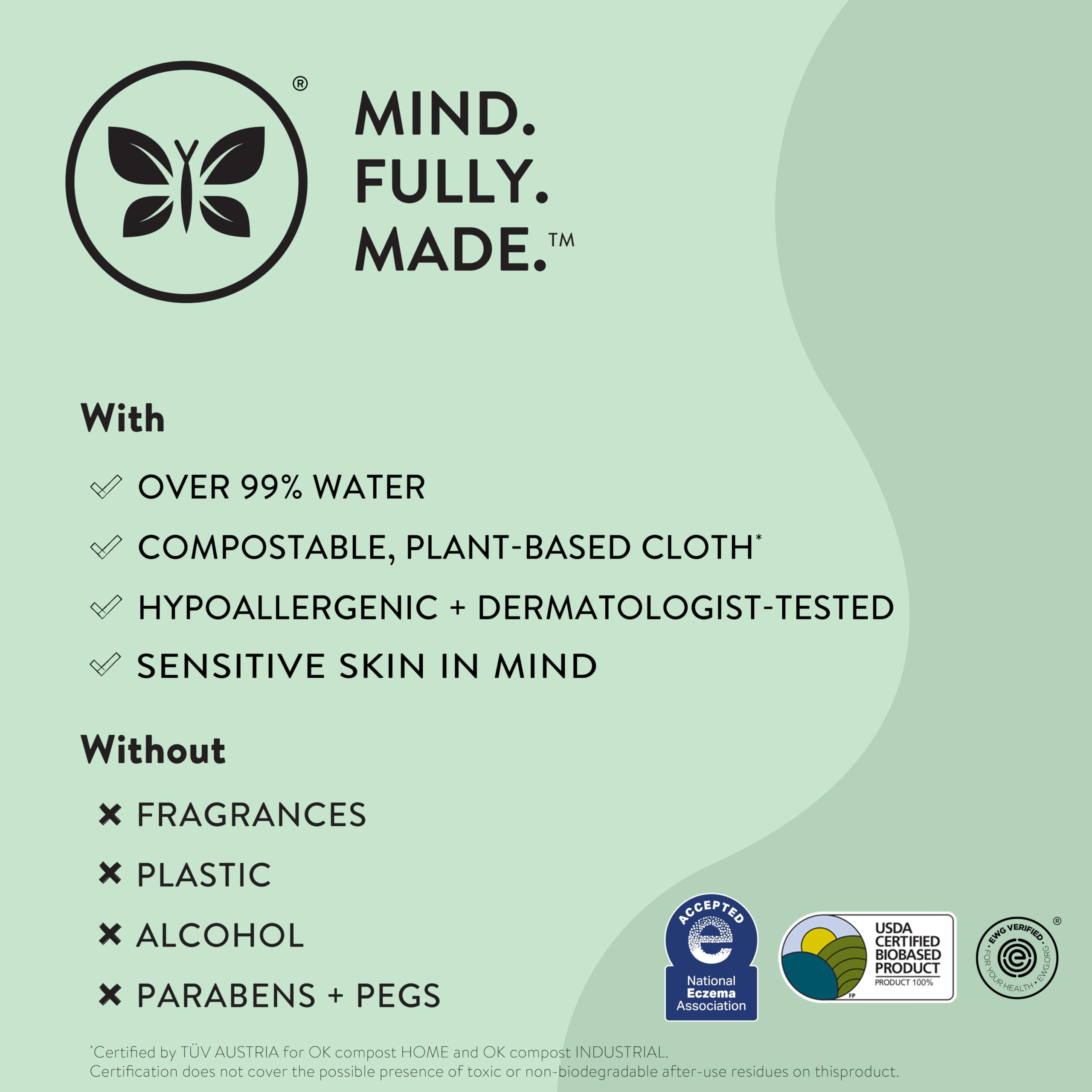 Buy now The Honest Company Hypoallergenic Multi-Use Baby Wipes for Sensitive Baby Skin Rainbow 60 Count at indiglob india